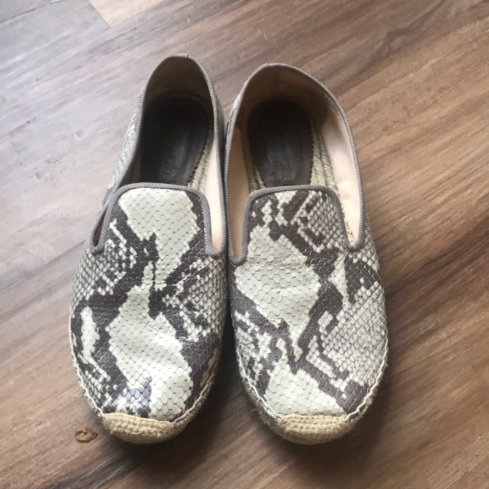 Elyse Walker womens Dee Snakeskin Espadrilles